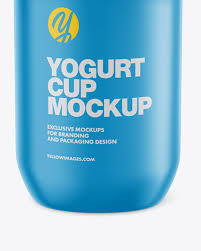 230+ best yogurt mockup templates. Yogurt Cup Mockup Front View High Angle In Cup Bowl Mockups On Yellow Images Object Mockups