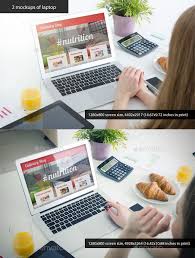 2 Mockups Of Laptop With Woman Hands Display Mockup Mockup Design Mockup