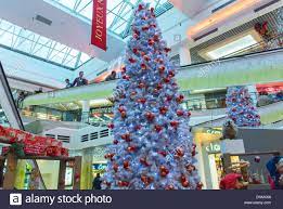 Paris France Christmas Decorations Inside Shopping Mall In Stock Photo Alamy