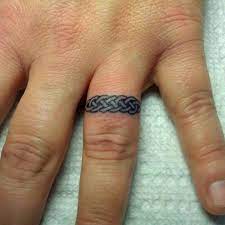 Wedding Band Tattoo Tatuaje De Anillos Tatuajes Anillos