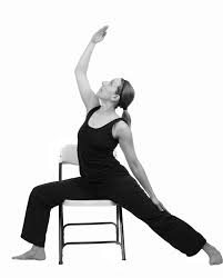 Reverse Warrior 2 On A Chair Chair Yoga Yoga Instructor Training Yoga