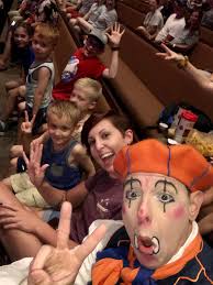 Husband stood blindfolded