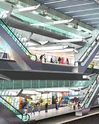 The sungei kadut interchange station will connect to the downtown line, which will be extended beyond bukit panjang station. North South Line Underground Stations Amsterdam Benthem Crouwel Architects Archello