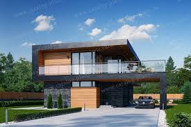 проекты домов с плоской крышей и панорамными окнами бесплатно Proekt Doma 62 71 S Ploskoj Kryshej 186 Kv M Villaexpert