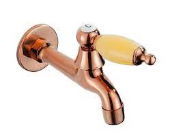 Höchste seriösität in der umfrage kundenzufriedenheit E Lengthen Antique Faucet Wall Mounted Basin Tap Single Cold Water Tap