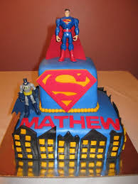 My thought here is that friends and family members that plan baby occasions are also usually very busy people. Superman And Batman Theme Birthday Cake Goldilocks Cakes Cake Design Superman Cakes