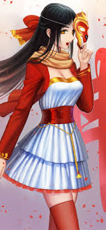 On this page you can download any anime wallpaper for mobile phone free of charge. Anime Anime Girls Chinese New Year Long Hair Mask Iphone Wallpapers Free Download