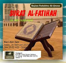 Tafsir Surat Fatihah Di 2020