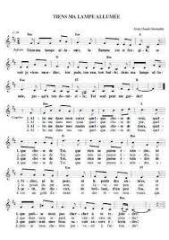 Tiens Ma Lampe Allumee Partition Gratuite Partitions De Chansons Partitions Gratuites Chanson