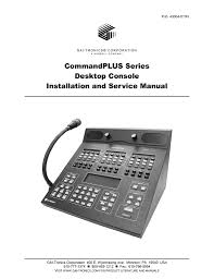 Commandplus Desktop Console Installation And Service Manual