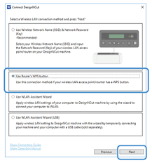 How To Set Up The Wireless Connection Using Router S Wps Button Computer Instructions Brother