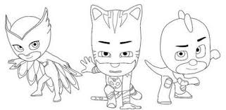 Show your kids a fun way to learn the abcs with alphabet printables they can color. Pin On Pj Mask