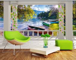 Tapisserie Trompe L œil Fenetre Chute D Eau Dans La Foret Atelier Wybo Papier Peint Fond Ecran 3d Tapisserie Trompe L Oeil