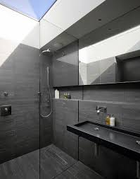 Sometimes it can help to interject a small humor. Top 60 Best Black Bathroom Ideas Dark Interior Designs