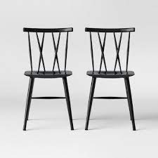 Check spelling or type a new query. Set Of 2 Becket Metal X Back Dining Chair Project 62 Target