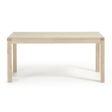 Ce salon en pin blanchi se compose de 3 pièces : Table Extensible Finition Chene Blanchi Ase
