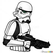 How To Draw Stormtrooper Star Wars How To Draw Drawing Ideas Draw Something Drawing Tutori Star Wars Drawings Star Wars Artwork Star Wars Canvas Painting