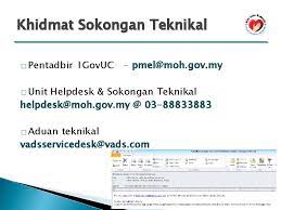 Untuk cetakan pada business card, itulah email. Webmail Moh Gov My