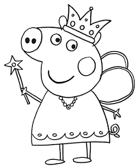 Sign up today and be the first to get notified on our new coloring pages. Peppa Pig Princess Coloring Pages Coloring Home