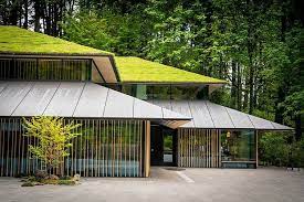 Portland Japanese Garden Cultural Village By Kengo Kuma Garden Architecture Japanese Architect Green Roof Design