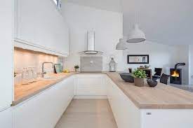 Mon nerd a moi ! Amenagement Cuisine 52 Idees Pour Obtenir Un Look Moderne Amenagement Cuisine Cuisine Blanche Et Bois Cuisine Moderne