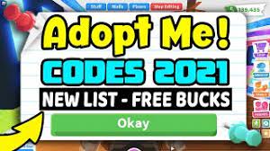 All adopt me codes 2021 ( new list ). Adopt Me Codes 2021 L New List Bucks Code Secret Codes Working New Codes Youtube