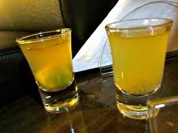 Doudou Shots Lebanon 3 4 White Tequila Or Vodka 1 4 Fresh Lemon Squeezed 2 3 Drops Tabasco Sauce 1 Olive Pour The Tequila In Vodka Shots Vodka Shot Recipes