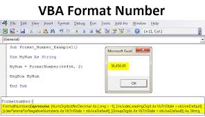 Vba Format Number How To Format Numbers In Excel Using Vba
