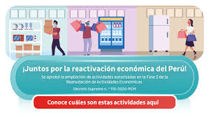 A la fecha, perú registra 9.677 decesos por la enfermedad respiratoria y 285.213 infectados. Actividades Autorizadas En La Ampliacion De La Fase 2 De La Reanudacion De Actividades Economicas Gobierno Del Peru