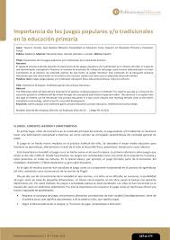 Maybe you would like to learn more about one of these? Importancia De Los Juegos Populares Y O Tradicionales En La