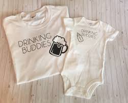 Birthday Gift For Dad From Baby Son Dad And Son Outfit Set Father And Son Outfits Father S Day Gift Dad Birthday Gift Drinking Buddi Father Birthday Gifts Dad To Be Shirts Baby Shirts