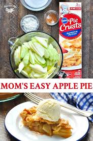 Mom S Easy Apple Pie Recipe Apple Pie Recipe Easy Easy Apple Pie Apple Pie Recipes