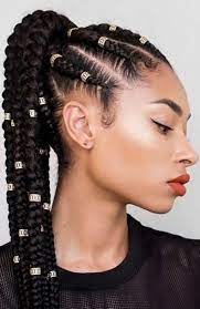 African hair braiding styles 2016 are very stylish, unique and creative. 21 Coolest Cornrow Braid Hairstyles Cornrow Hairstyles African Braids Hairstyles Feed In Ponytail