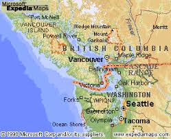 Vancouver On Map Oak Harbor Washington Ocean Shores Oak Harbor
