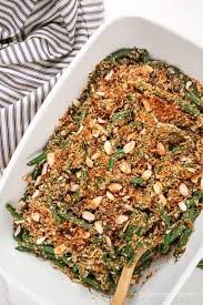 Healthy Green Bean Casserole Slender Kitchen Recipe In 2020 Side Dish Recipes Healthy Healthy Green Bean Casserole Healthy Green Beans