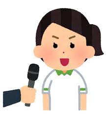 いろいろなヒーローインタビューのイラスト（女性） | かわいいフリー ...
