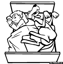 Color online with this game to color the house coloring pages and you will be able to share and to create your own gallery online. Hogging The Bed Online Coloring Page