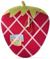 Memo Board Strawberry Could Make This In Miniature For The Dollhouse Kitchen Or Bedroom Strawberry Kitchen Big Kids Room Memo Board