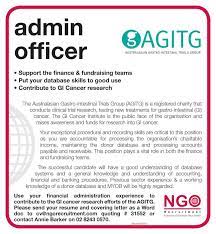 Management, expenses processing and supplier payments. Ngo Recruitment Admin Officer Ngo Recruitment