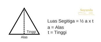 Rumus luas segitiga beserta contohnya. Rumus Segitiga Contoh Soal Luas Keliling Volume Gambar