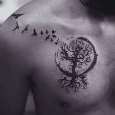 Nature Tattoo In 2020 Tree Tattoo Men Tattoos For Guys Tree Of Life Tattoo