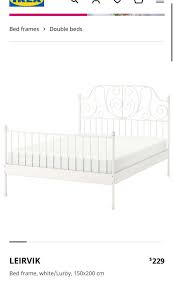 Ikea leirvik bed frame review: Ikea Leirvik Bed Frame Furniture Home Living Furniture Bed Frames Mattresses On Carousell