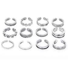 Factory Direct Sales Bromrefulgenc 12pcs Set Retro Hollow Flower Adjustable Open Toe Rings Finger Foot Jewelry Beauty Quality Guaranteed Labens Ct Utfpr Edu Br