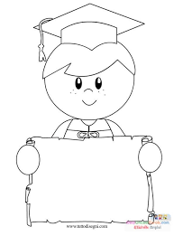 Imagenes de graduacion para dibujar. Colorear Diplomas Graduacion Y Graduados Jugar Y Colorear