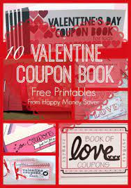We can't help you make more money, but if you learn how to be a better saver, your money can go a lot further than it does. 10 Valentines Day Coupon Book Free Printables