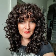 Looking for cute and easy to style shoulder length hair ideas? 21 Best Ways To Have Curly Hair With Bangs In 2021