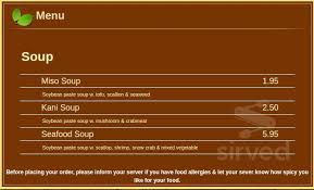 Listen to bonsai happy hour, all the time on spotify. Bonsai 3 Menu In Fishkill New York Usa