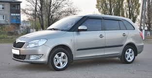 Дефлекторы окон (ветровики) для Skoda Fabia II (2007-... г.в.) Combi