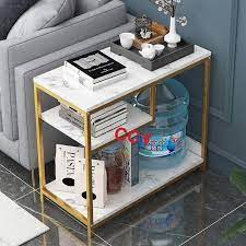 A glass coffee table makes for an elegant, subtle addition to the room, while a coffee table with storage is perfect for creating space for a striking centerpiece. Minimalist Marble Design Side Table Shelf Organizer Furniture Home Living Home Improvement Organization Storage Boxes Baskets On Carousell
