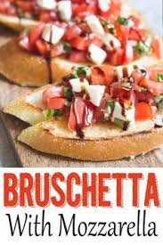 Bruschetta With Mozzarella Coco And Ash Recipe In 2020 Easy Bruschetta Bruchetta Recipe Bruchetta Appetizers